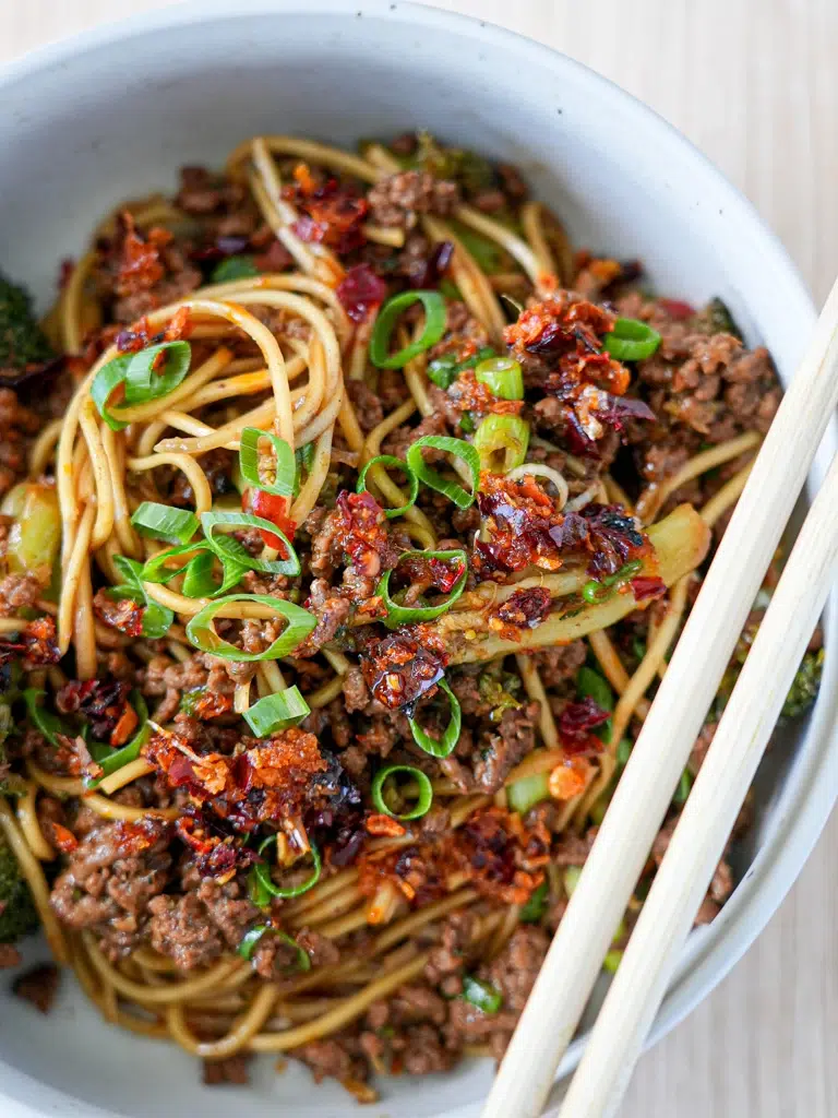 Caramelised Sticky Beef Noodles