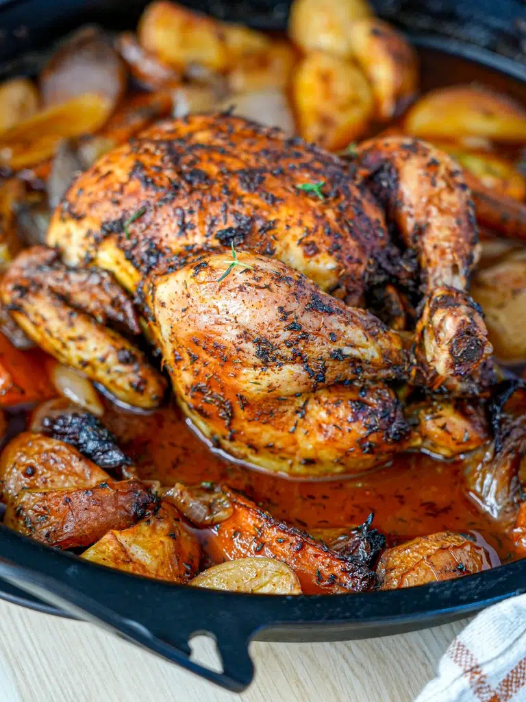 Easy One-pan Roast Chicken & Vegetables
